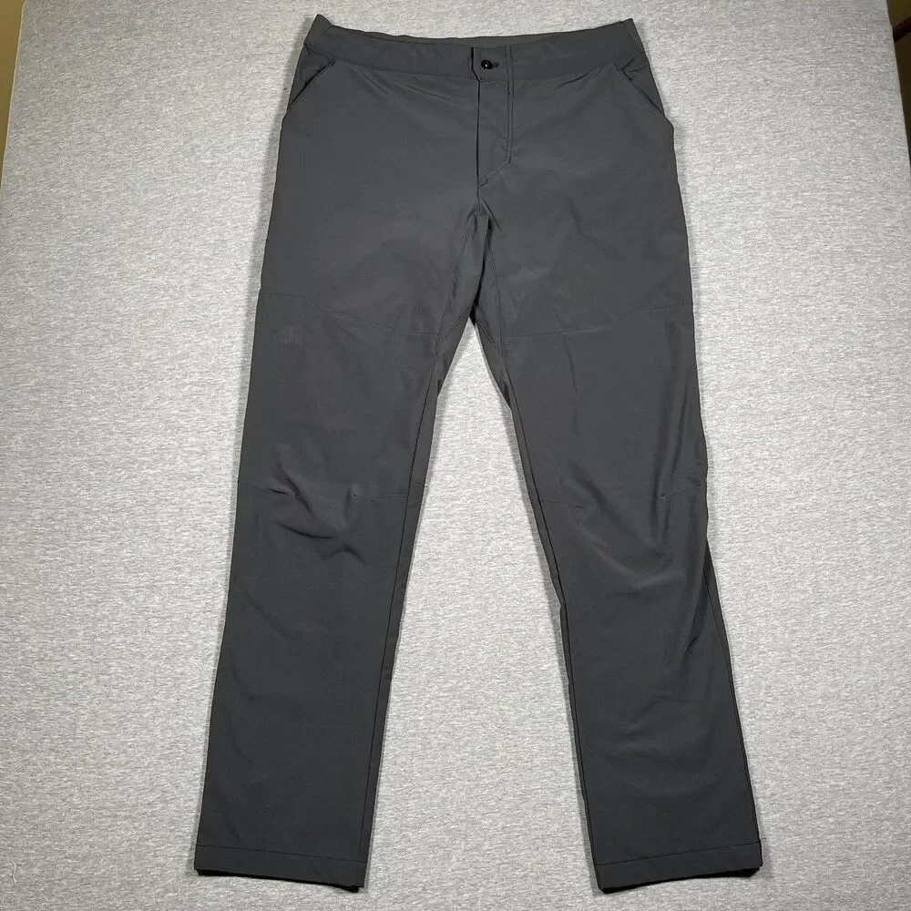The North Face Track Pants Mens 36x34 Gray Slim Tapered Hiking Snow Winter Trail
